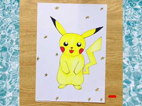 Draw Pokemon Cute Cách Vẽ Pokemon siêu dễ thương  YouTube