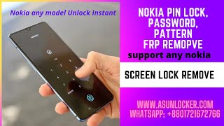 how to remove nokia Screen lock pin lock password lock pattern lock and fr lock remove , nokia frp screenshot 5