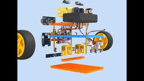 兒童創客教育LCD可編程機器人Arduino智能學習教育機器人