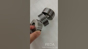 FEDA Customized thread rolling dies for making thread on stainless steel products#dies