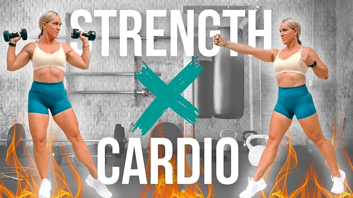 45 MIN Dumbbell Strength & Cardio Workout | No Rep...