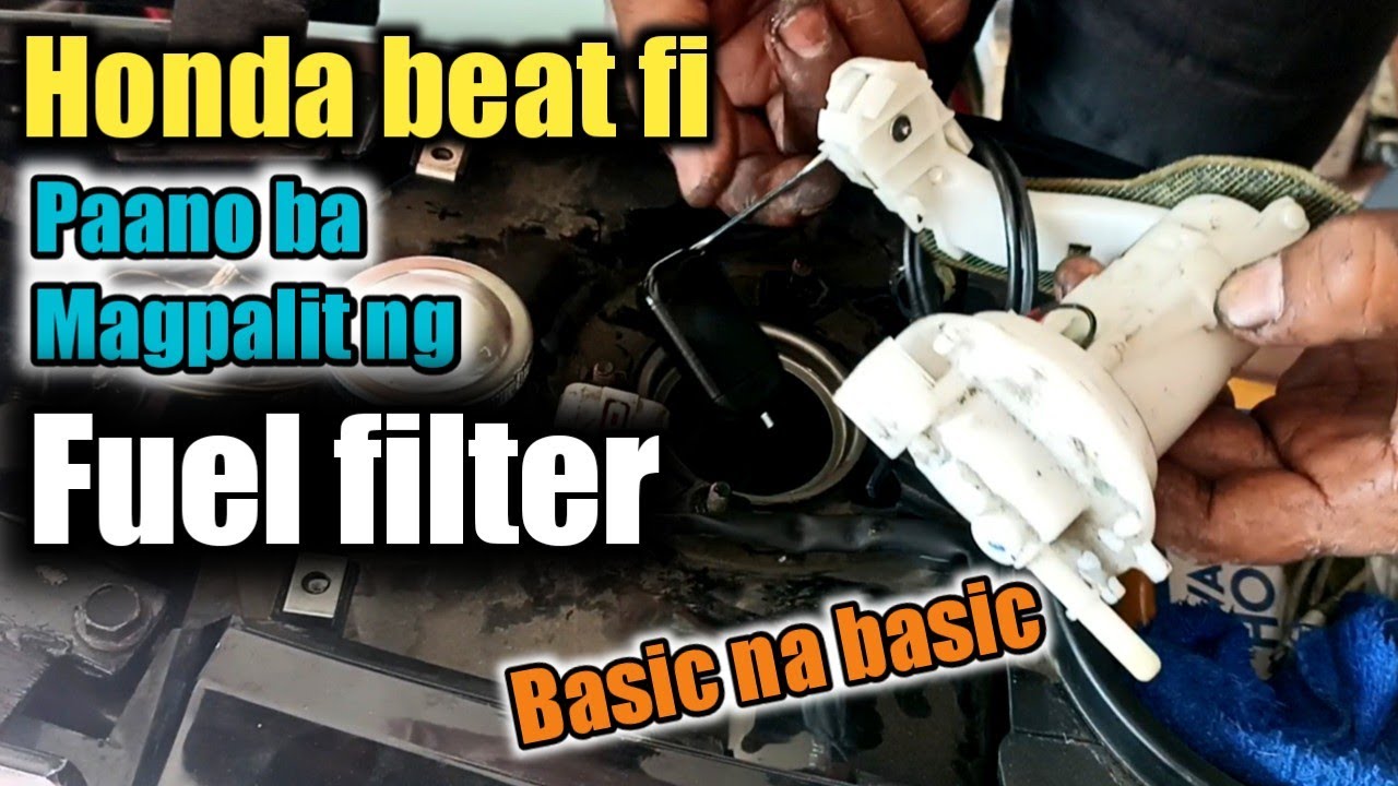 Paano magpalit ng fuel filter sa Honda beat fi (Hindi mo kailangan pumunta pa ng casa ) Basic