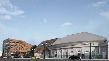 Master Thesis_Adaptive Reuse New Contemporary Office HQ in Heritage Sites_Design Animation