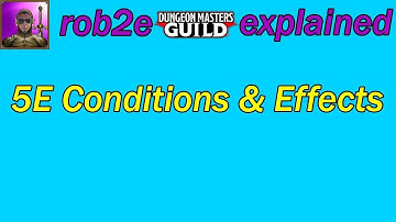 5E Conditions & Effects
