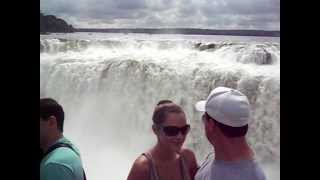 FreeMisiones with Joel and Ashley in the "Devil´s Throat" Cataratas Iguazu, Misiones, Argentina.