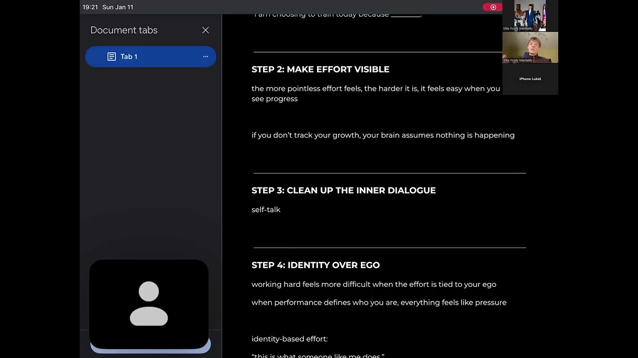 how to make working hard feel easy (EXCLUSIVE COACHING CALL)
