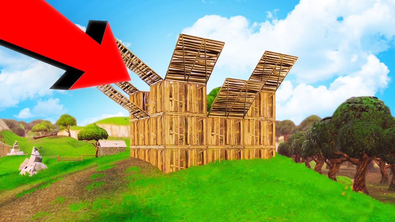 Building The BIGGEST WOODEN FORTS! - Fortnite Battle ... - 1280 x 720 jpeg 155kB