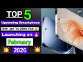 Top 5 Best Upcoming phone || Launch in 31th Jan to 28th Feb 🔥 || #smartphone #samsung 