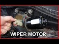 Windscreen Wiper Motor - Removal and Refitting