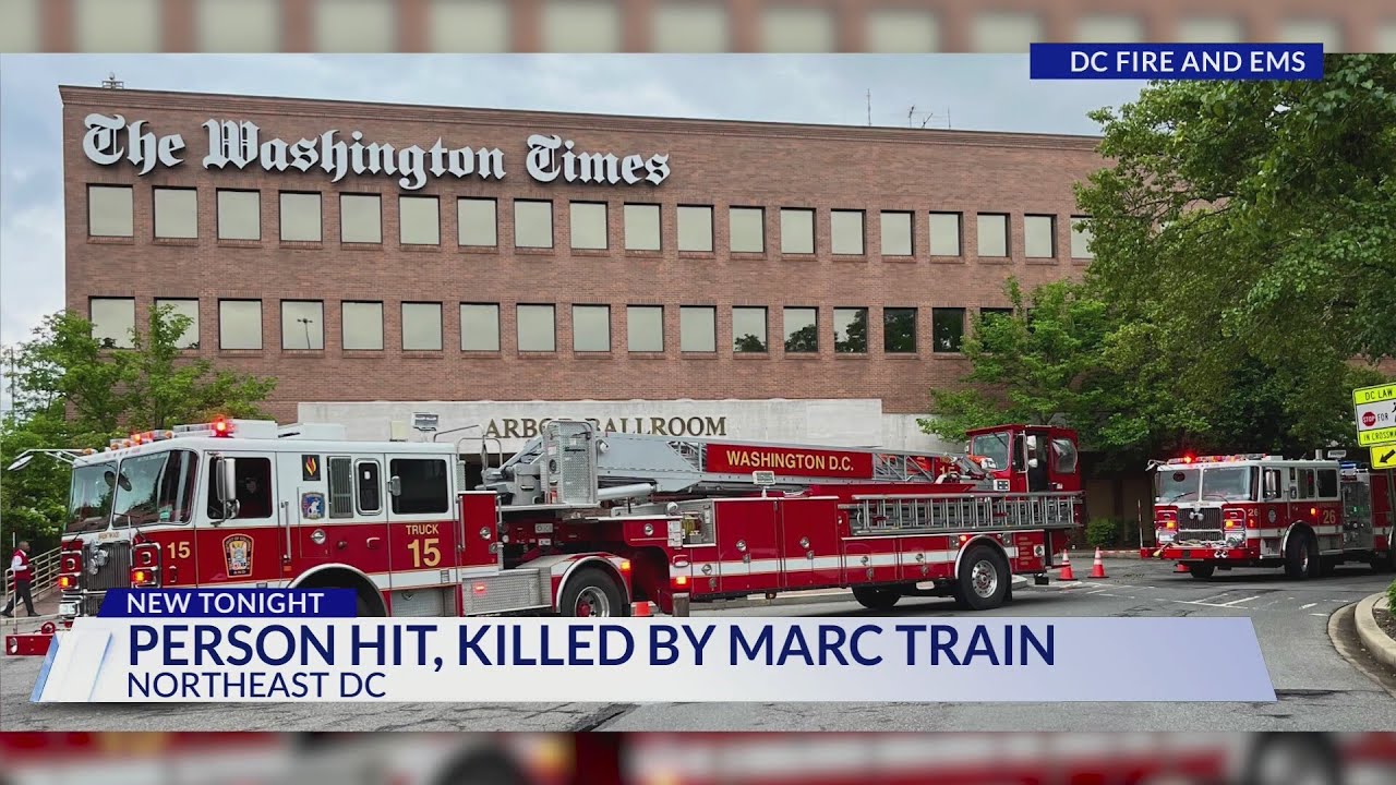 Amtrak service delayed after person hit, killed by train in DC - YouTube
