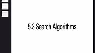 CSC101 Search Algorithms