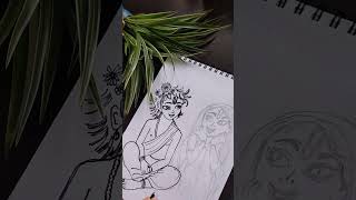 #saviyaradhekrishnkijod#krishnadrawing#outline#viraldrawing#viralshorts#easydrawing#artistimpression
