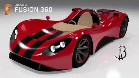 Car Design Speedrun 18 - Using Autodesk Fusion 360 - track car