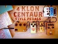 4 klon style pedals arc effects klone ehx soul food mosky golden horse wampler tumnus deluxe