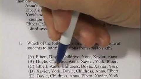 LSAT games | Fastest way to correct answer - Video 1 .mp4