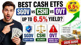 Best Cash ETFs 2026: SGOV vs CSHI vs OVT | Which Pays Up to 6.5% Yield (Full Comparison)