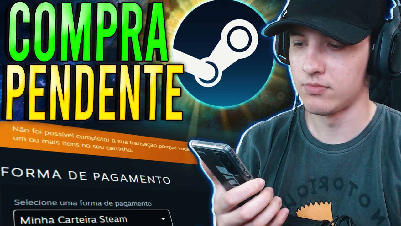 Cancelar COMPRA PENDENTE Steam pelo Celular #Dicas #Celular #Steam #ca