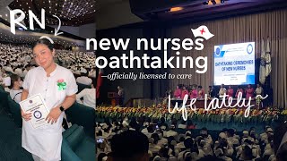 VLOG | nurses oathtaking ceremony, running errands, & meeting subscribers 💫☁️🏃🏻‍♀️