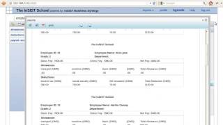 InSIST Human Resource Management Part 3 (Payroll Module)