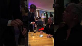 Waiter Had NO Idea He Was Serving a Wine Expert 😳🍷 #Shorts
