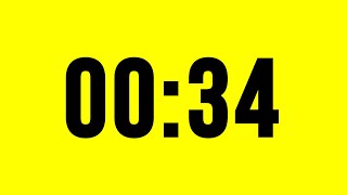34 Second Timer Countdown No Music With Alarm