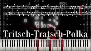 "Tritsch-Tratsch-Polka" Piano Tutorial | Sheet Music | Johann Strauss II Op. 214