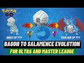 bagon evolving into salamance salmance evolution pokemon 