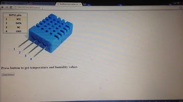 Arduino DHT11 sensor - Reading temperature/humidity values remotely  [English]
