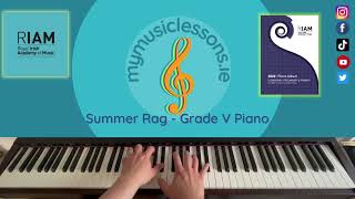 Summer Rag - RIAM Grade 5 - Elijah Thomas Burke Royal Irish Academy of Music