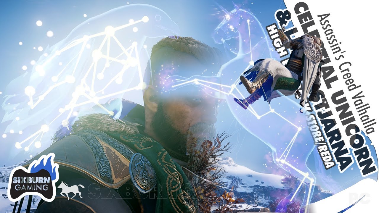 CELESTIAL UNICORN Mount & LEIDARSTJARNA Raven High Elf Pack Assassin's Creed Valhalla Store Reda