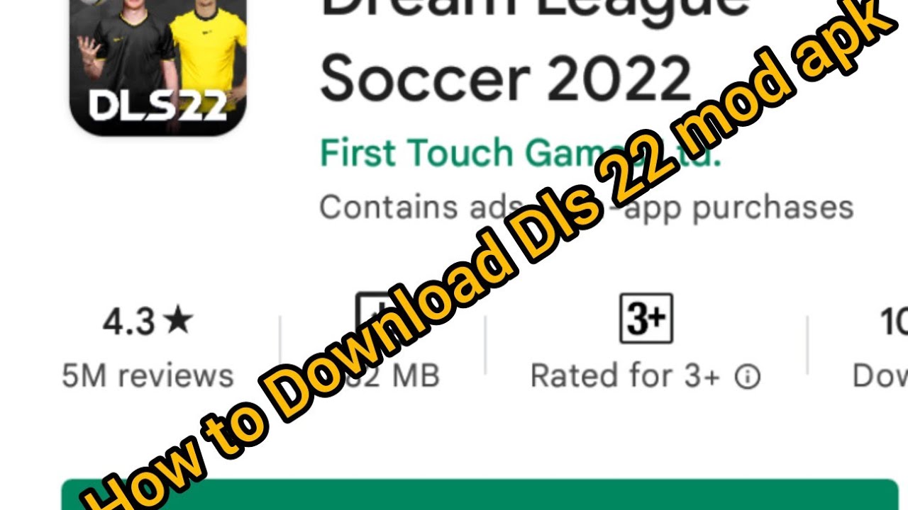How to Download Dls 22 mod APK??