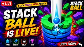 STACK BALL LIVE 🔴🔥 | Satisfying Ball Drop & Break Challenge! screenshot 5