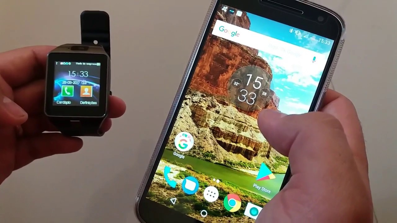 configurar smartwatch dz09 whatsapp