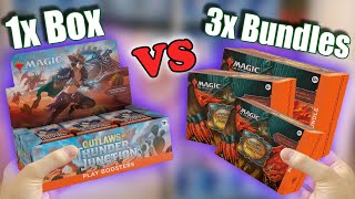 If you have ~$130 for Magic, what should you choose? Thunder Junction Bundle VS Play Boooster #otj