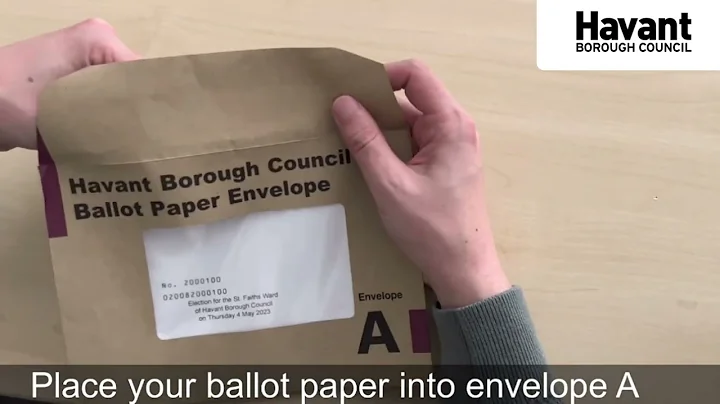 How to complete your postal vote