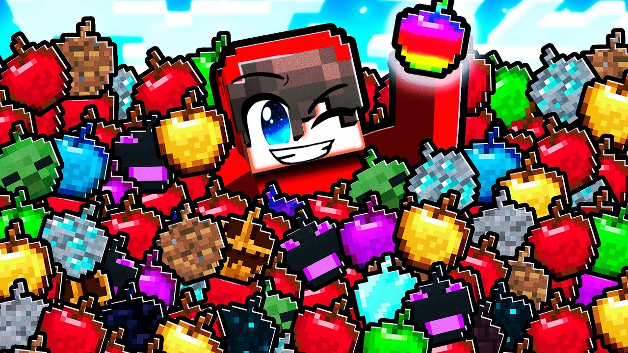 Minecraft, But You Can Craft CUSTOM APPLES!