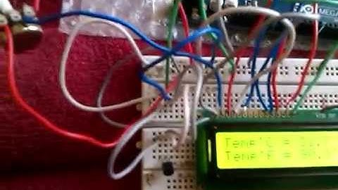 DIGITAL THERMOMETER USING ARDUINO 2560 MEGA