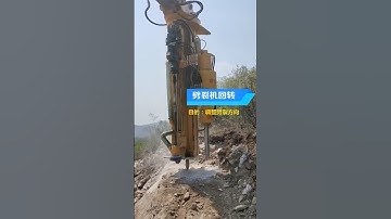 Integrated drilling and splitting machine