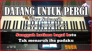 DATANG UNTUK PERGI - Elvy Sukaesih - Karaoke Dangdut (Cover) Korg Pa3X