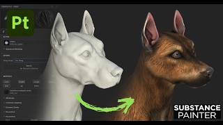 Realistic Fur texturing in substance painter with H3D Fur Tool