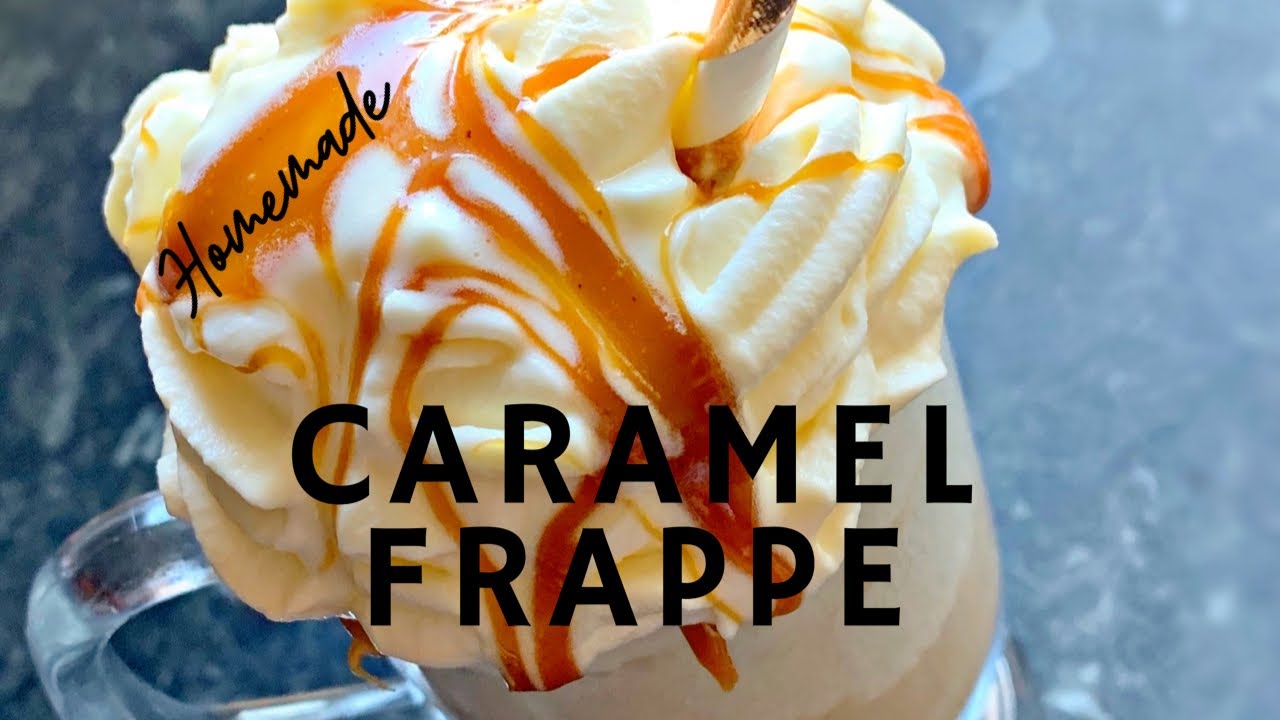 Homemade Caramel Frappuccino using Freshly Whipped cream recipe