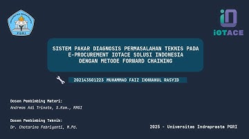 Simulasi Aplikasi Tugas Akhir Teknik Informatika UNINDRA|202143501223 Muhammad Faiz Ikhwanul Rasyid