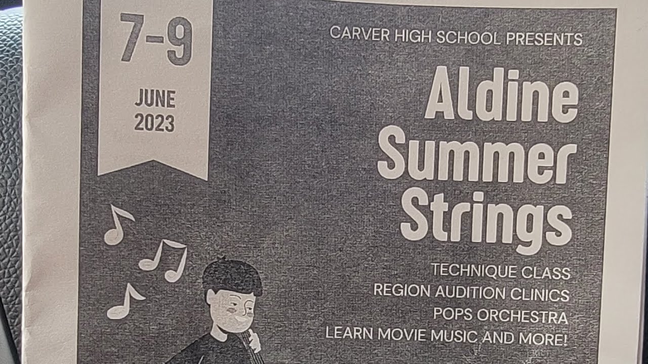 Aldine Summer Strings Camp 2023 YouTube