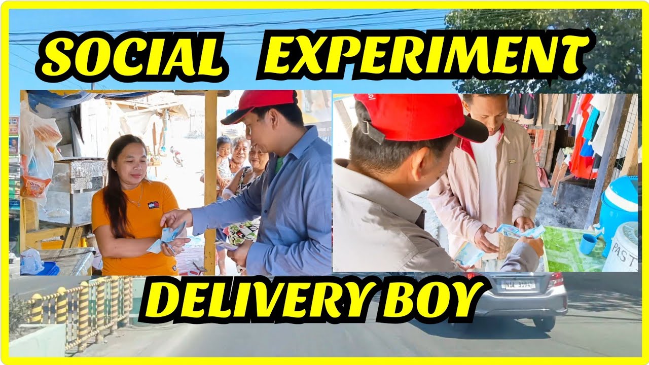 SINUBUKAN KO MANGUTANG  NG PAGKAIN AT KAPE /DELIVERY BOY PUBLIC SOCIAL EXPERIMENT