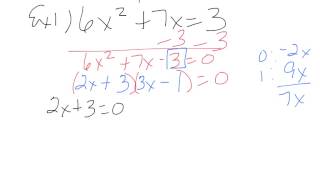 quadratics-zero factor property -bradley