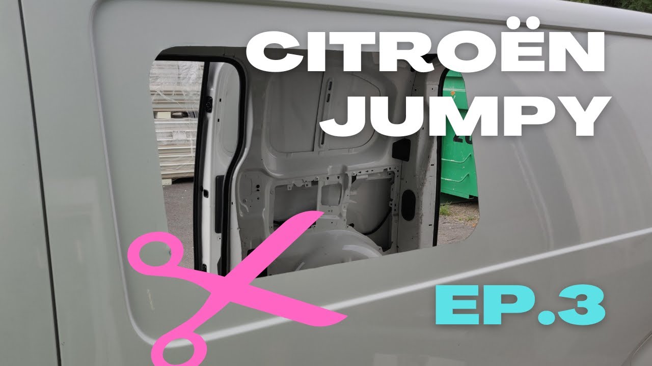 Fenêtre Fixe Arrière Gauche pour Citroën Jumpy - Depuis 2016
