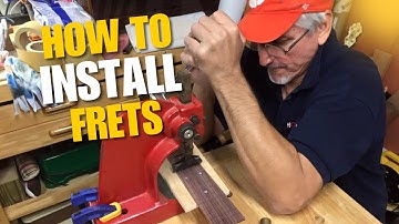 Learning how to install guitar, banjo, and mandolin frets