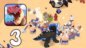 Dino Clash‏‏‏‏ - ‏‏Gameplay walkthrough Part 3 (iOS, Android)