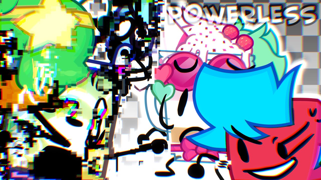 フィビふぃびページ POPPED (POWERLESS) BF VS SODAFIZZ || BFB CREW X LWP X FNF || ANGEL