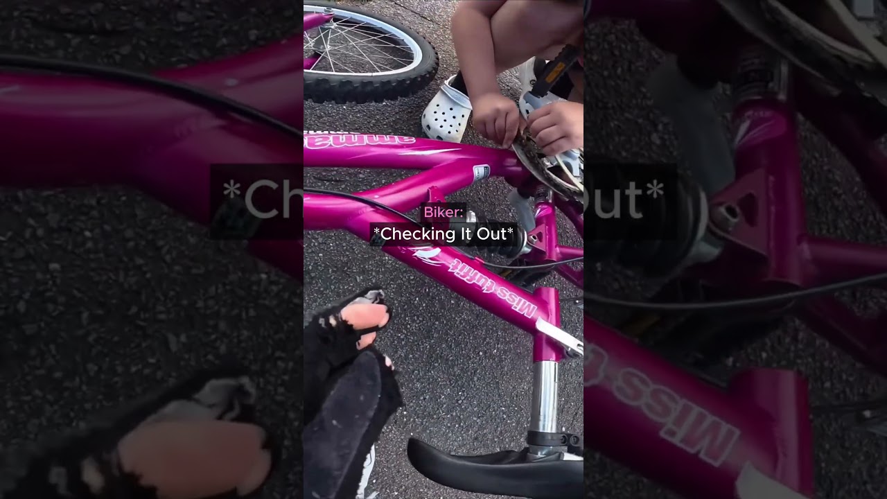 When a Girl Biker Saved The Day...